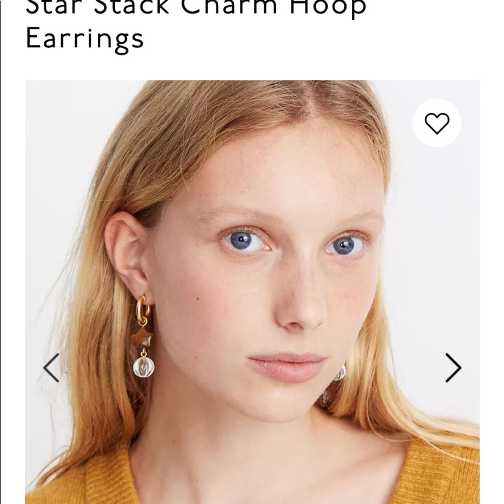 Star Stack Charm Hoop Earrings - image 2
